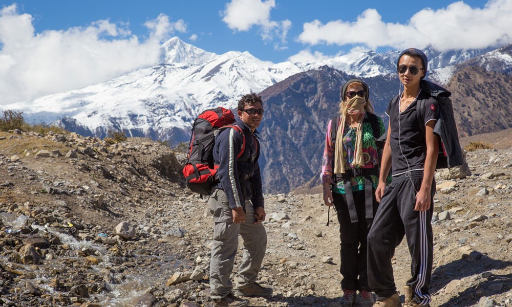 Cost of Guide and Porter for Mustang Trek