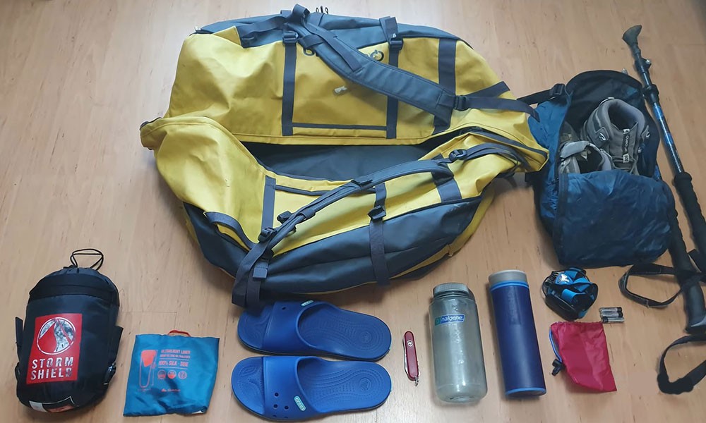 PAcking list for everest base camp trek